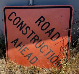Road Consrtuction Sign
