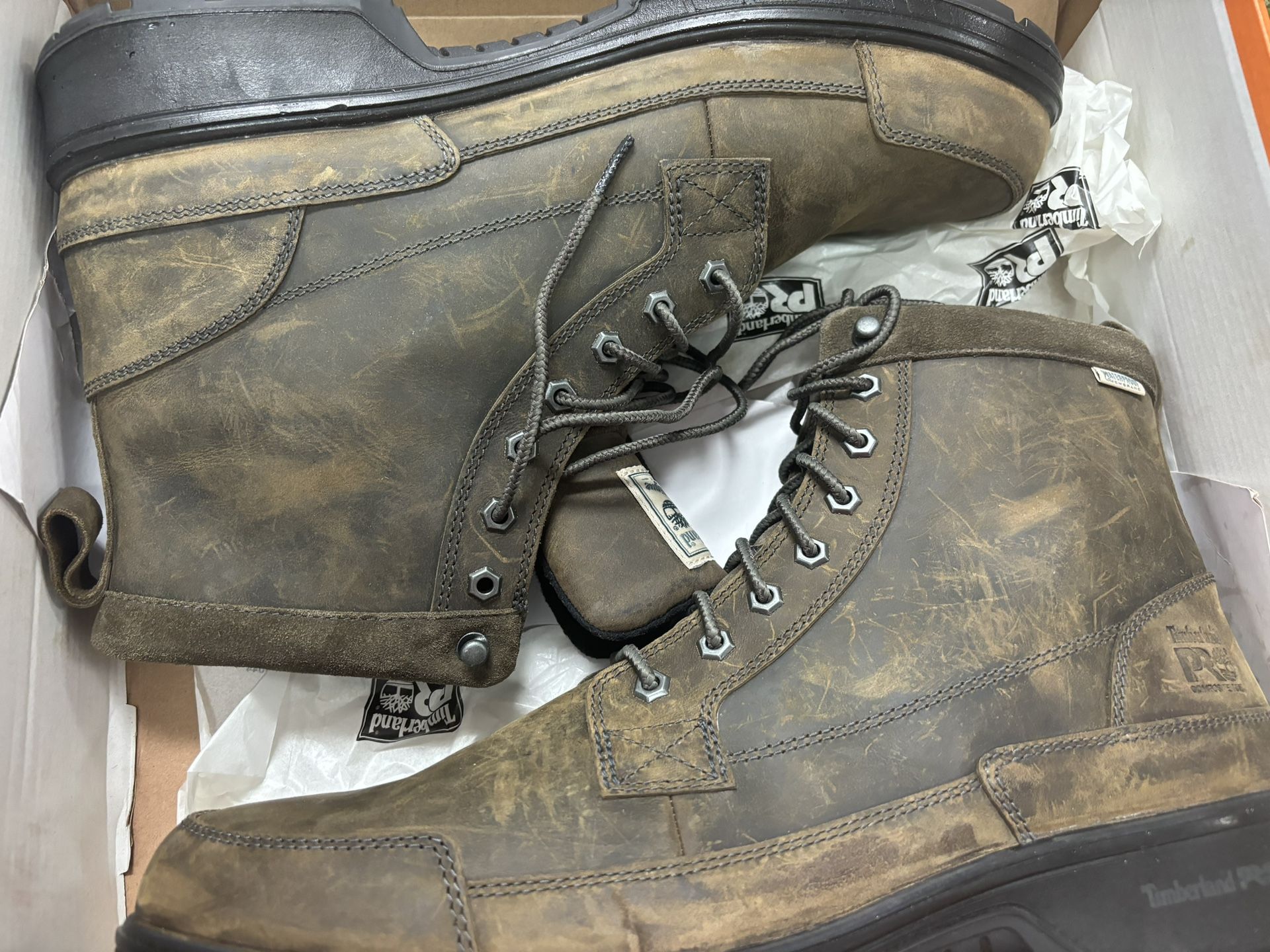 Men's Nashoba EK+ 6" Composite Toe Waterproof Work Boot size medium 14