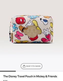 BÉIS  Disney Travel Pouch /makup bag in Mickey & Friends