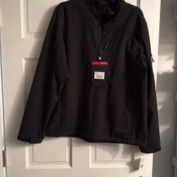 NEW XEROXPOSUR SOFSHELL JACKET BLACK L