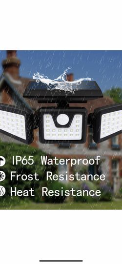 Solar Led Light Motion Sensor Outdoor 129leds New $30