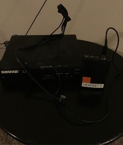 Shure LX3-CU+Shure Body-pack LX1-CU 209.000 MHz and headset Shure WH20