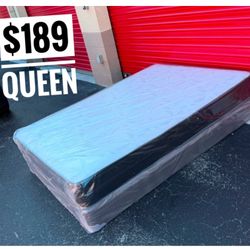 NEW Mattress Queen Size Regular With Box Spring // Offer  🚚