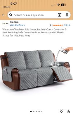 Waterproof Recliner Sofa Cover (brand new/ unopened)