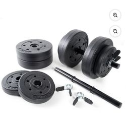 14 Piece 40lbs Dumbbell Set