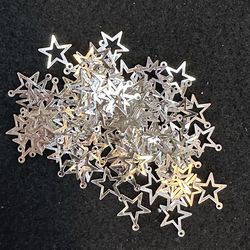 Lot Jewelry Crafts Charm - 128 Pcs Star