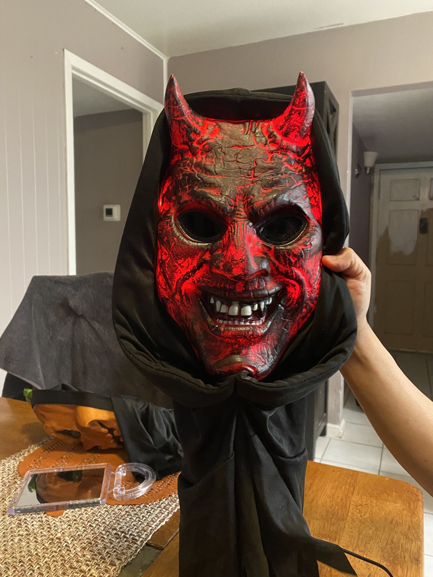 Devils Mask And Pumpkin Mask