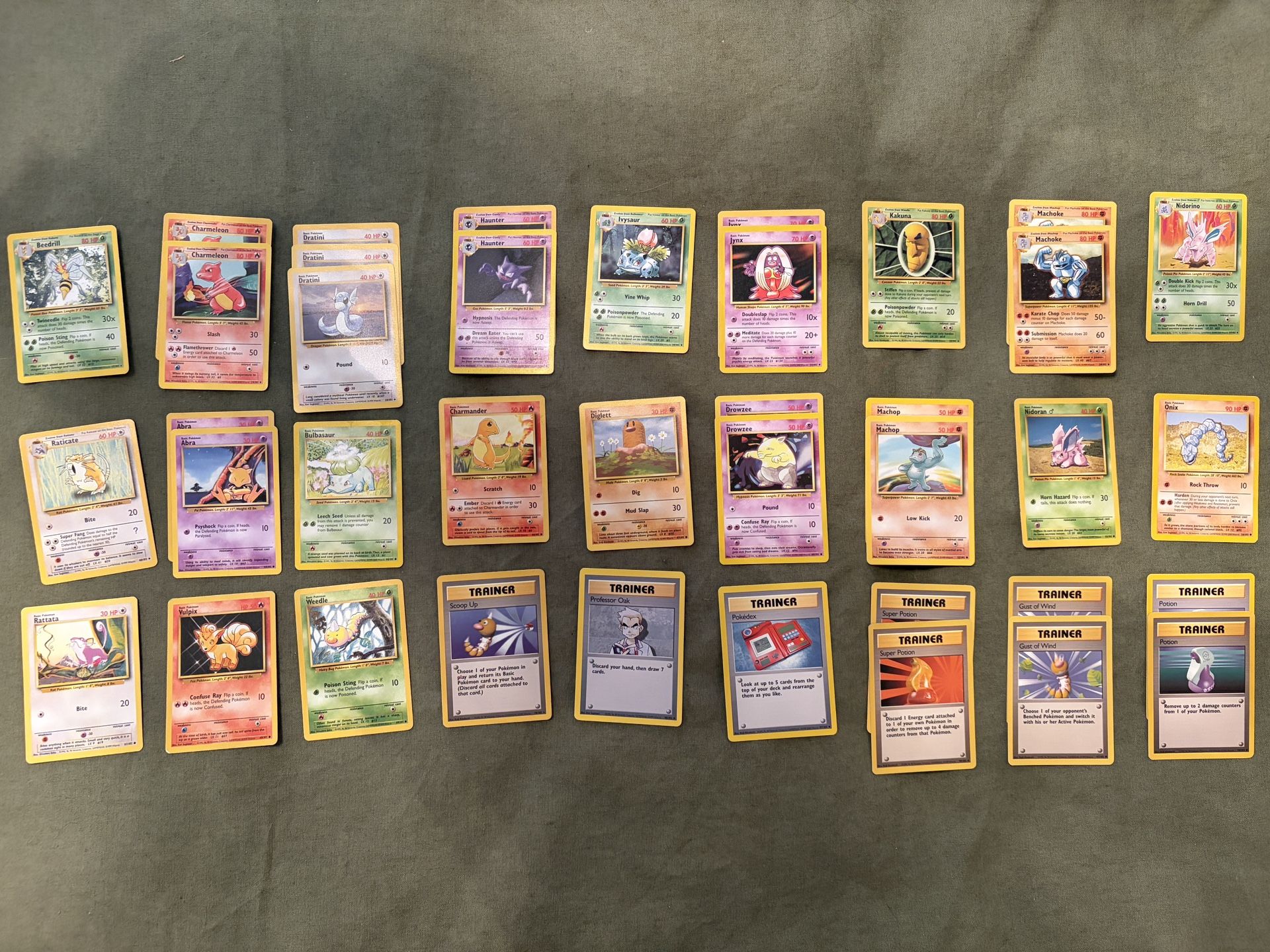 Vintage Pokemon Cards