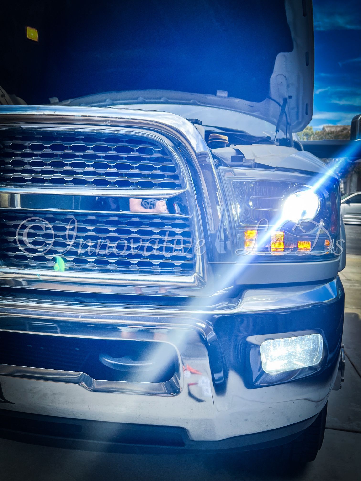 White 9005 HB3 LED Bulbs Headlight Conversion Kit High Beam Bright