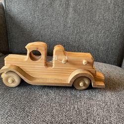 Handmade wooden truck