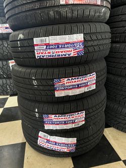 Vendo 225/70/R15 nuevas las 4 llantas american por $310