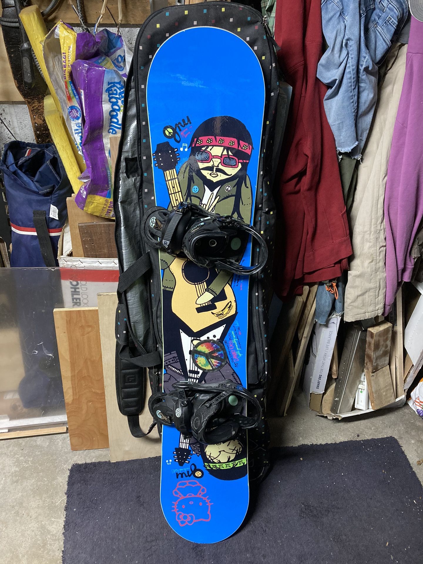 Snowboard GNU with Bag