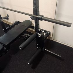  Leg Extension and Curl Attachment For Smith Machine Weight Bench•Home Gym