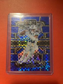 2023 Panini Select CeeDee Lamb Blue Prizm /199