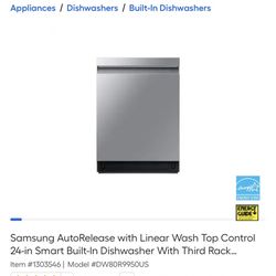 Samsung DW 80R9950 Series Dishwasher