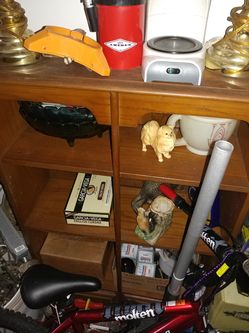 Antique book shelf and China cabinet