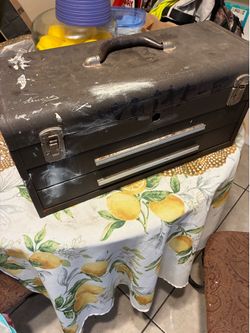 Tool box with tools