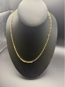 14kt yellow gold link chain