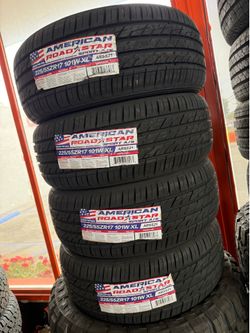 ✅ 225 55 R 17 vendo llantas nuevas marca American