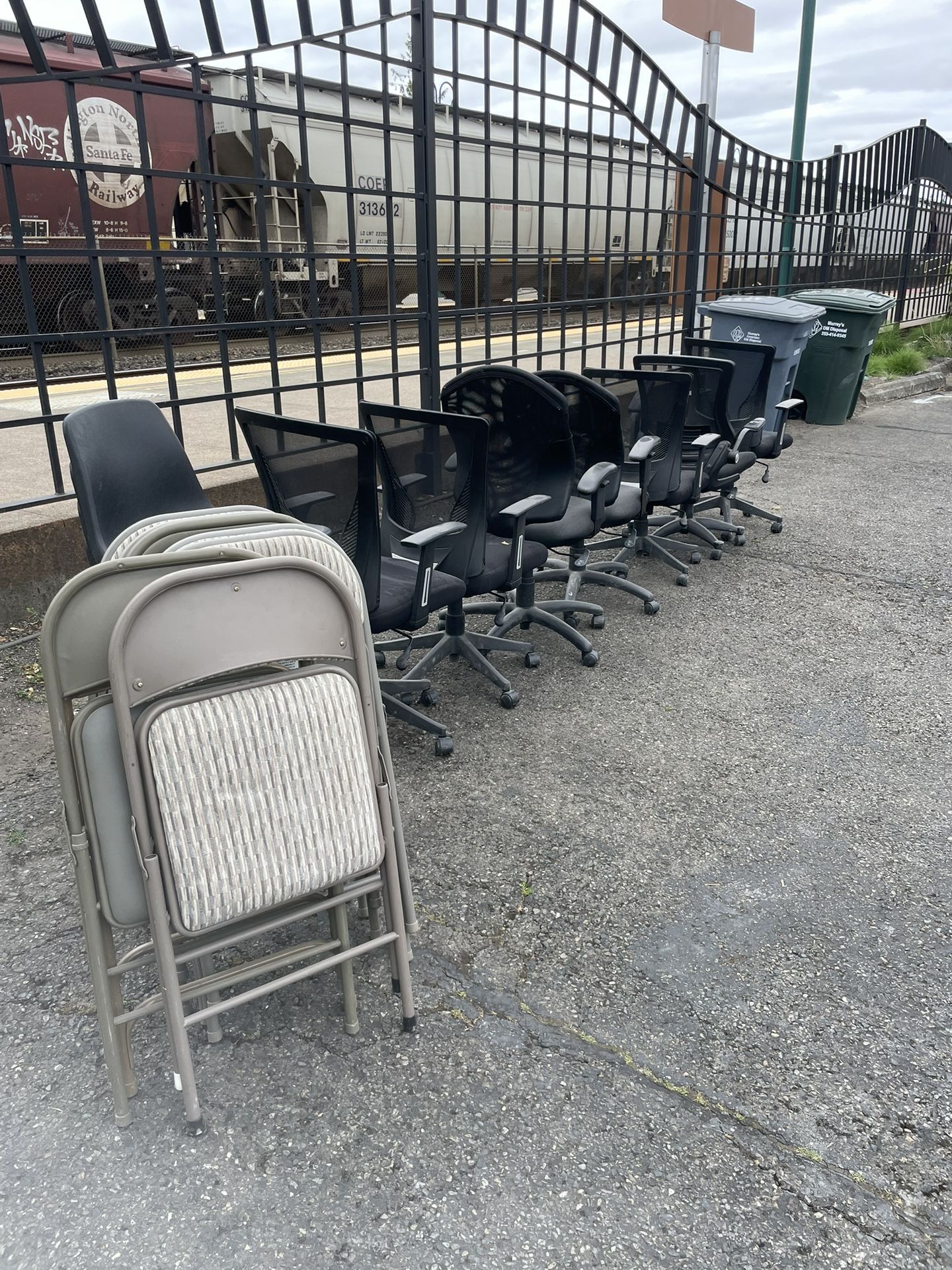 Office Chairs, Folding Tables, Folding Chairs