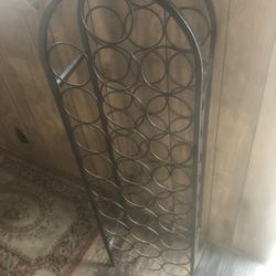 Black Iron Wine Rack great gift for your wine lover 🍷