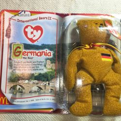 McDonald's Beanie Babies: Germania The Bear