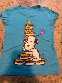 Snoopy girl shirt size 6
