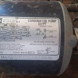Carbonator Pump