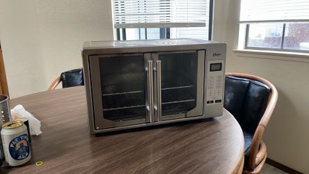 Oster Large 42L French Door Countertop Toaster Oven, including Air Fryer, Stainless Steel