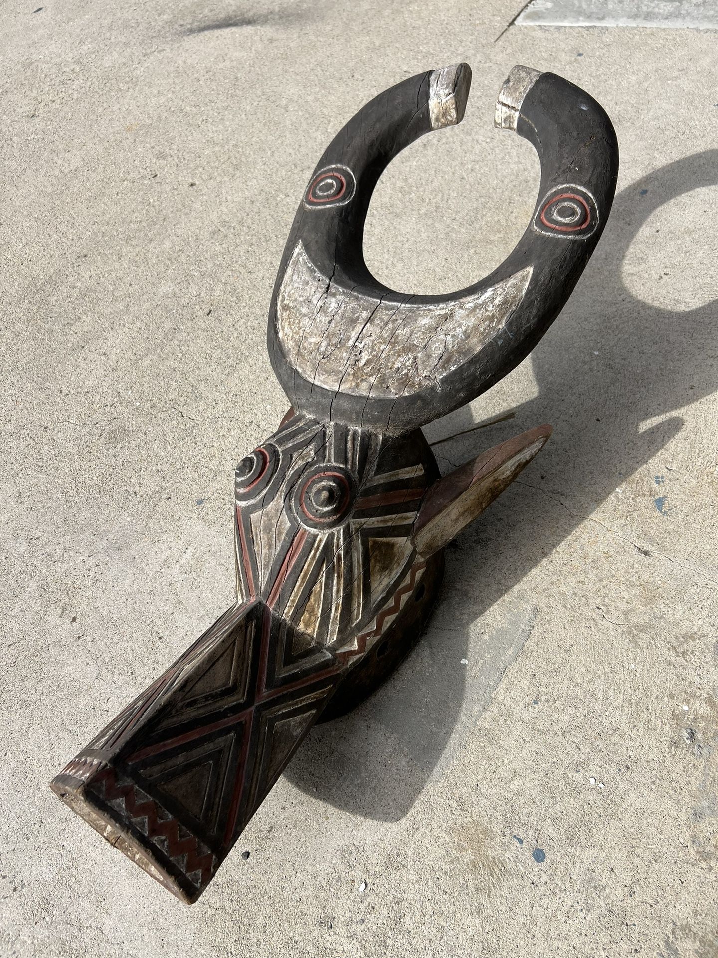 Vintage African Wooden Statue