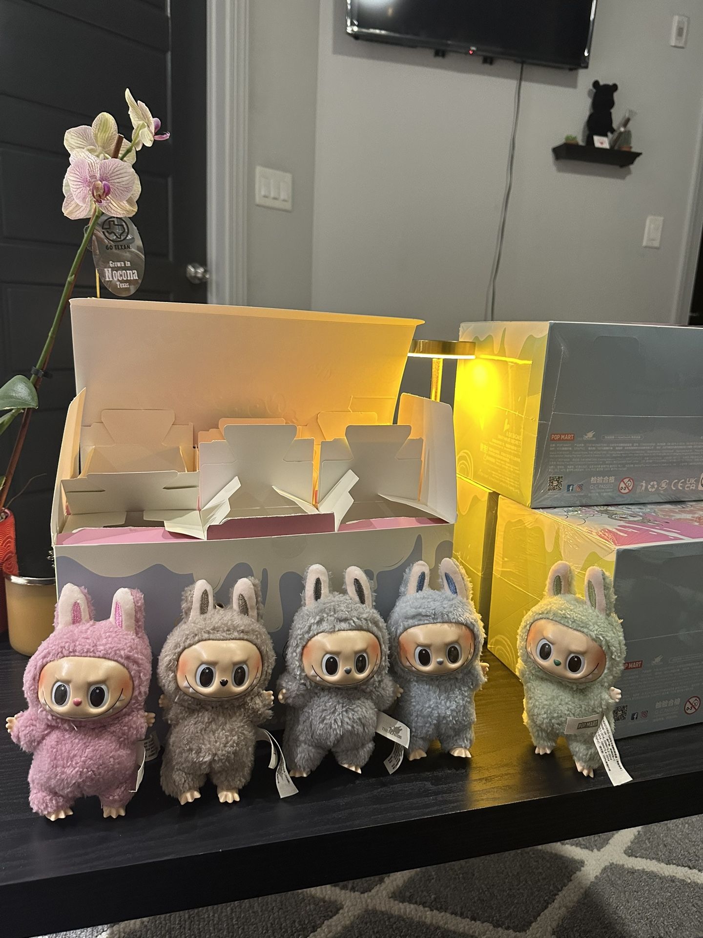 6ct High Quality Mystery Box Labubu Blind Box Labubu Keychain