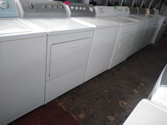 Top load washer and dryer set working perfectly with 4 months warranty from $250 ,& up ‼️