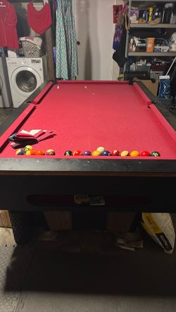 Pool Table with Ball Set