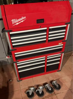 Milwaukee Tool Chest & Rolling Workbench Combo – Excellent Condition 🔧