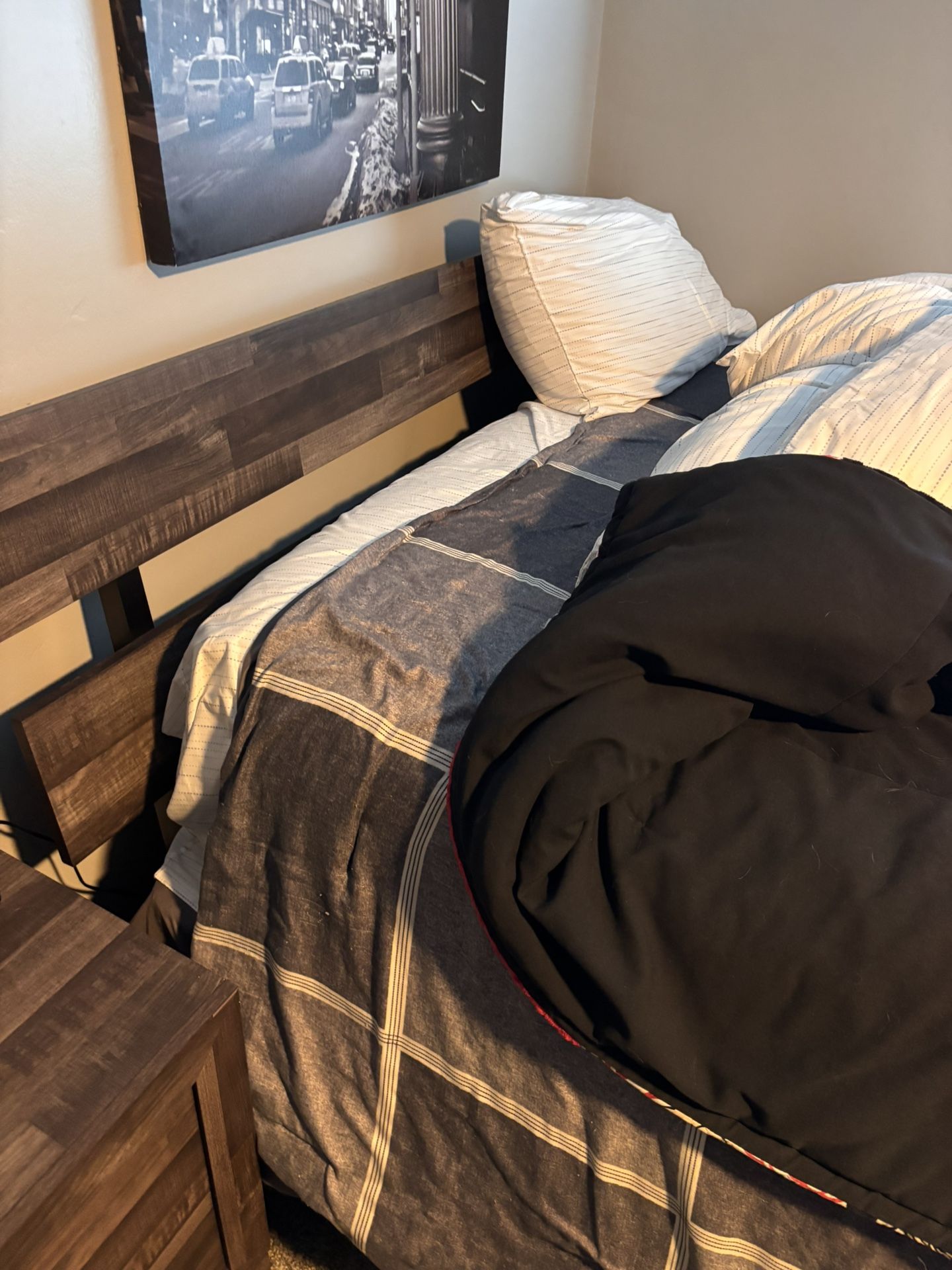 Queen Bed With Box Spring And Frame