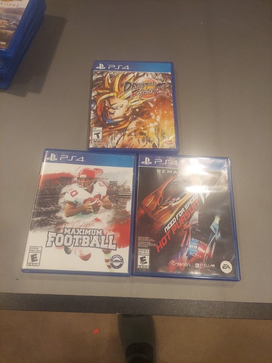 PS4 Games Good Condition 