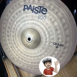 🔥 16” Paiste Crash Cymbal Drum Set Drums