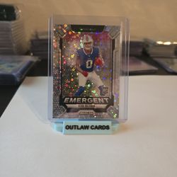 2024 Keon Coleman Rookie Prizm No Huddle Disco