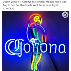 Corona Extra Parrot Neon Sign