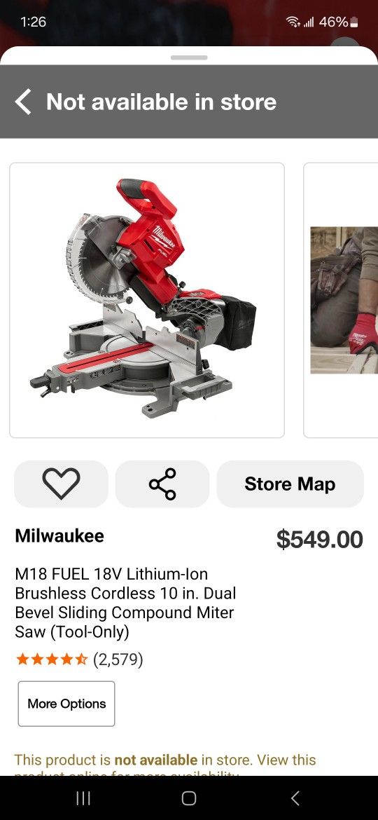 M18 FUEL 18V Lithium-Ion Brushless Cordless 10 in. Dual Bevel Sliding Compound Miter Saw (Tool-Only)
