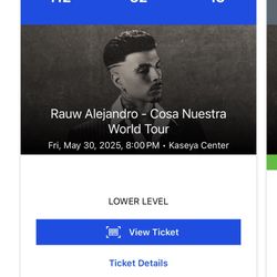 Rauw Alejandro Ticket