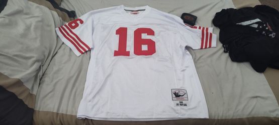 Joe Montana white throwback 49ers jersey