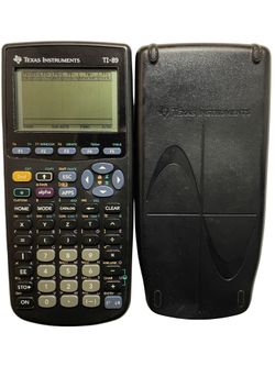 Texas Instruments TI-89 Graphing Calculator w/ Cover — Tested Working All Keys Click