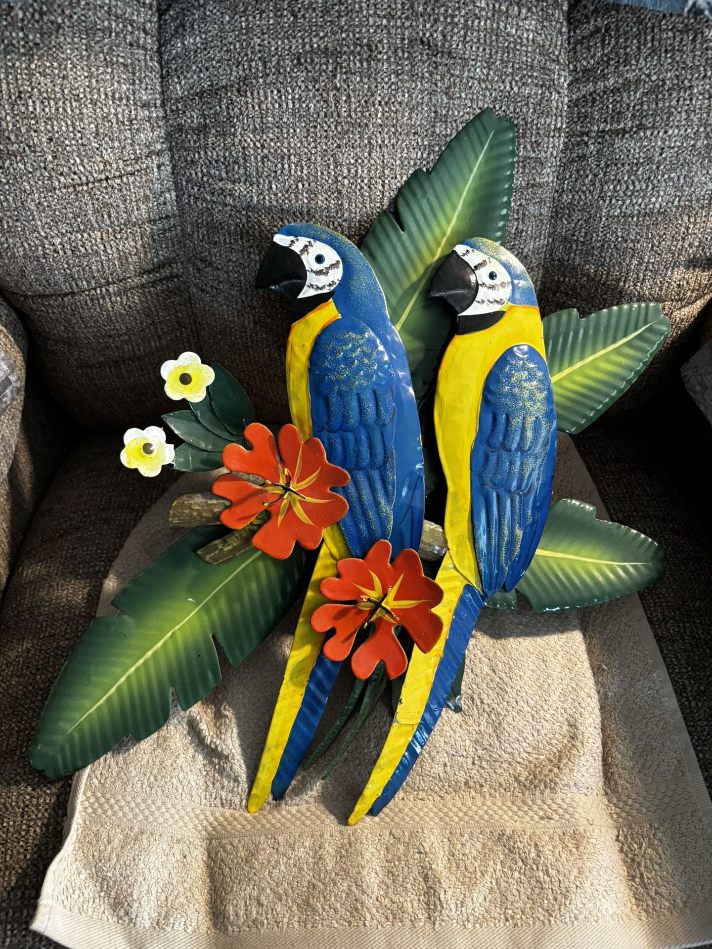 Tim Metal Parrot Wall Decor