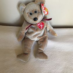 TY Beanie Baby Soft Brown Signature Bear 1999