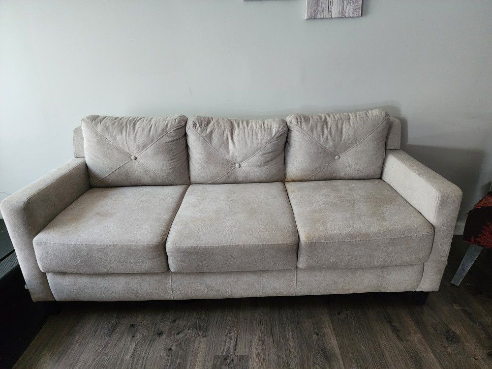 Beige/gray Couch