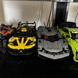 5 Lego Technic cars 
