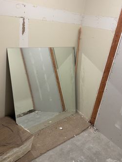 Two free bathroom mirrors
