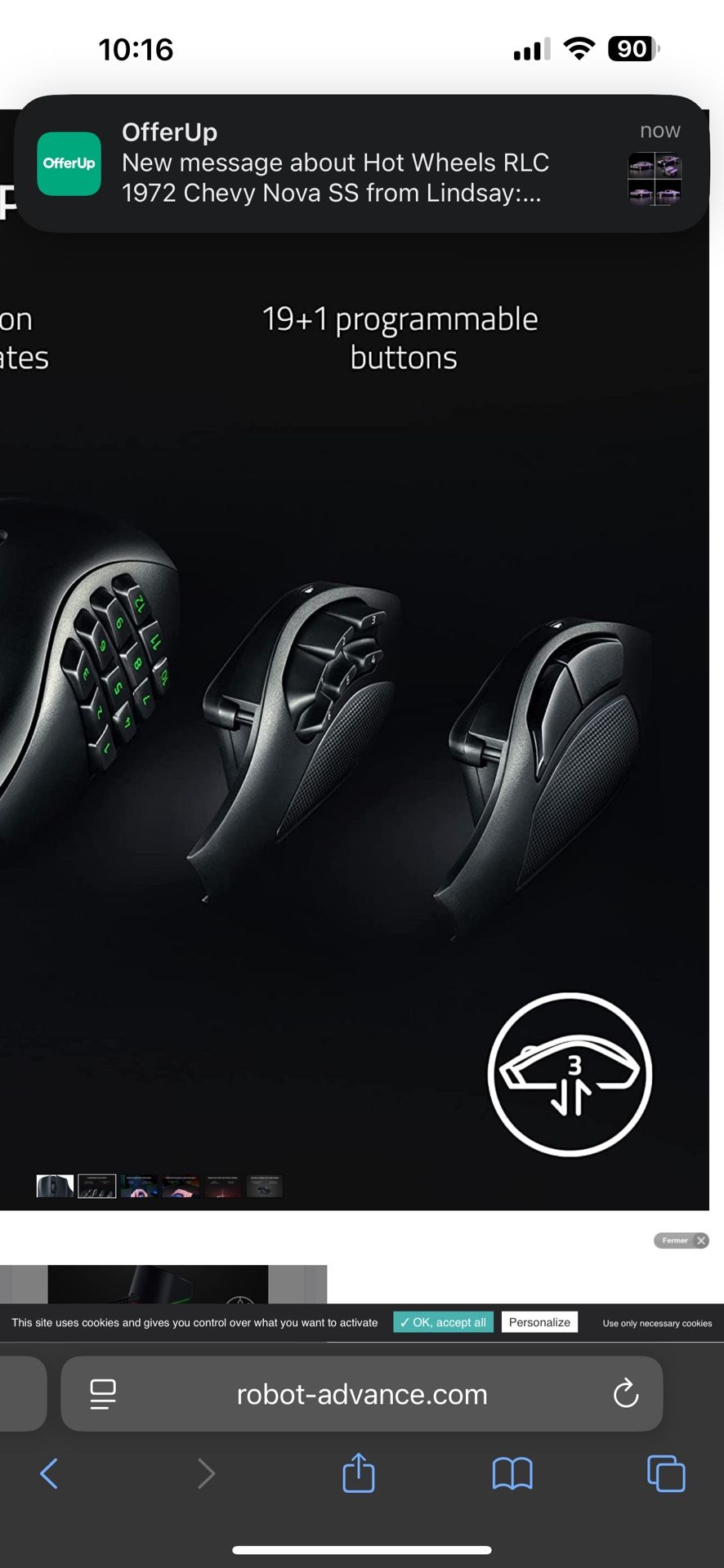 Razer Naga V2 Pro Mouse Extras