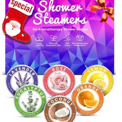 Shower Steamers Aromatherapy - Shower Bombs Christmas Gifts for Women, Birthday Gifts for Teen, Stocking Stuffers, Self Care, Spa Relaxation, Restore